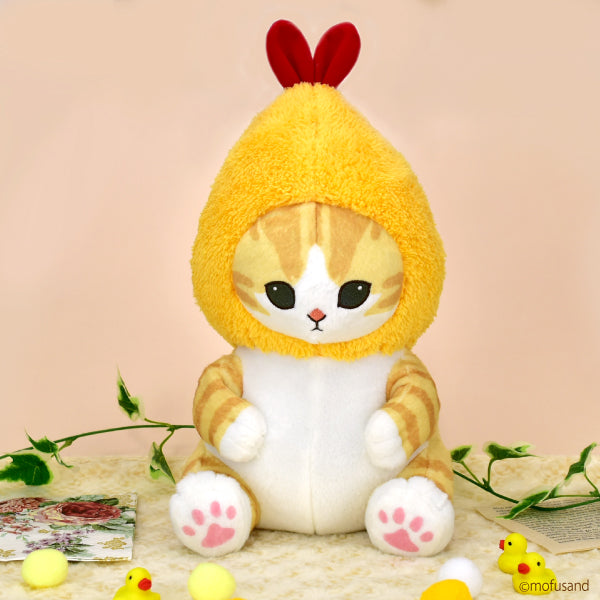 מופוסנד בובת פרווה בינונית חתול שרימפס (Ebi Nyan)