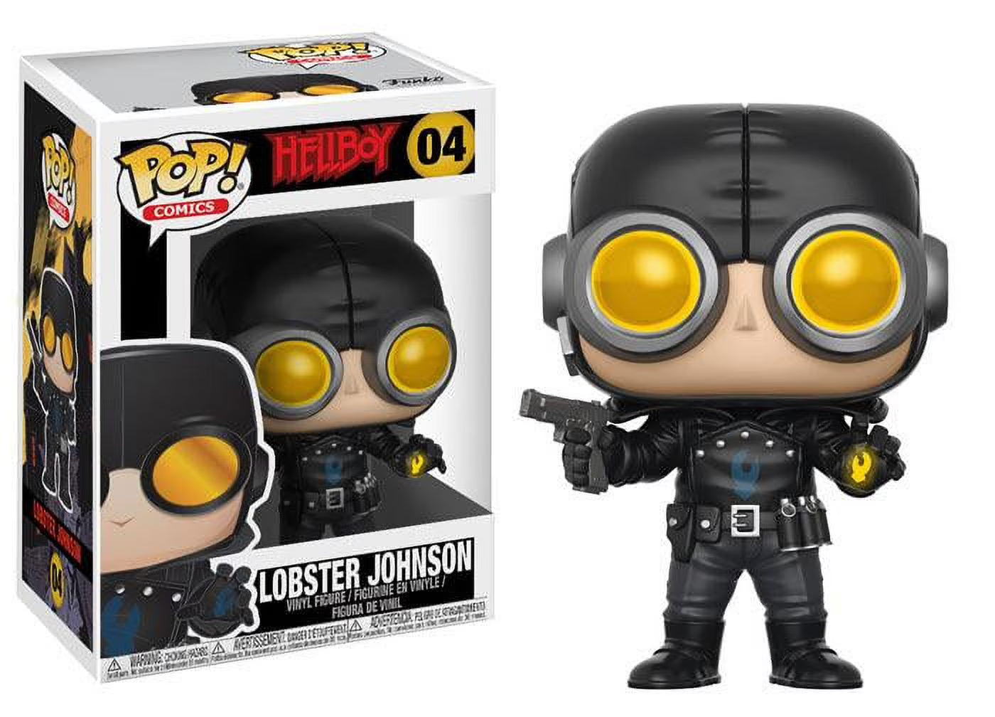 בובת פופ קומיקס: לובסטר ג'ונסון Funko POP! Comics: Hellboy Lobster Johnson #04