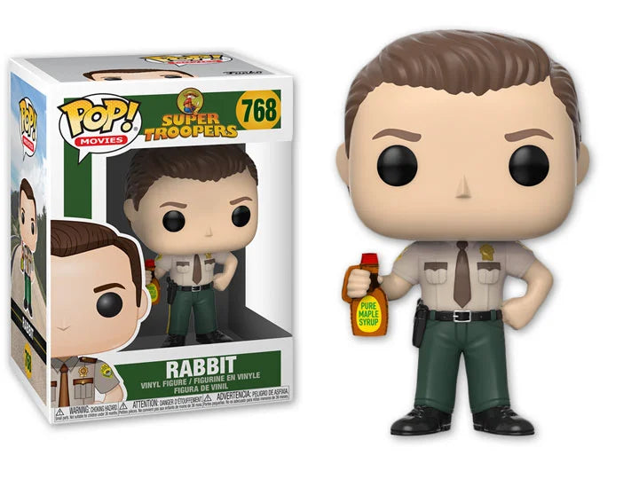 בובת פופ סרטים: המשטרה נפלה על הראש ראביט Funko POP! Movies: Super Troopers Rabbit #768
