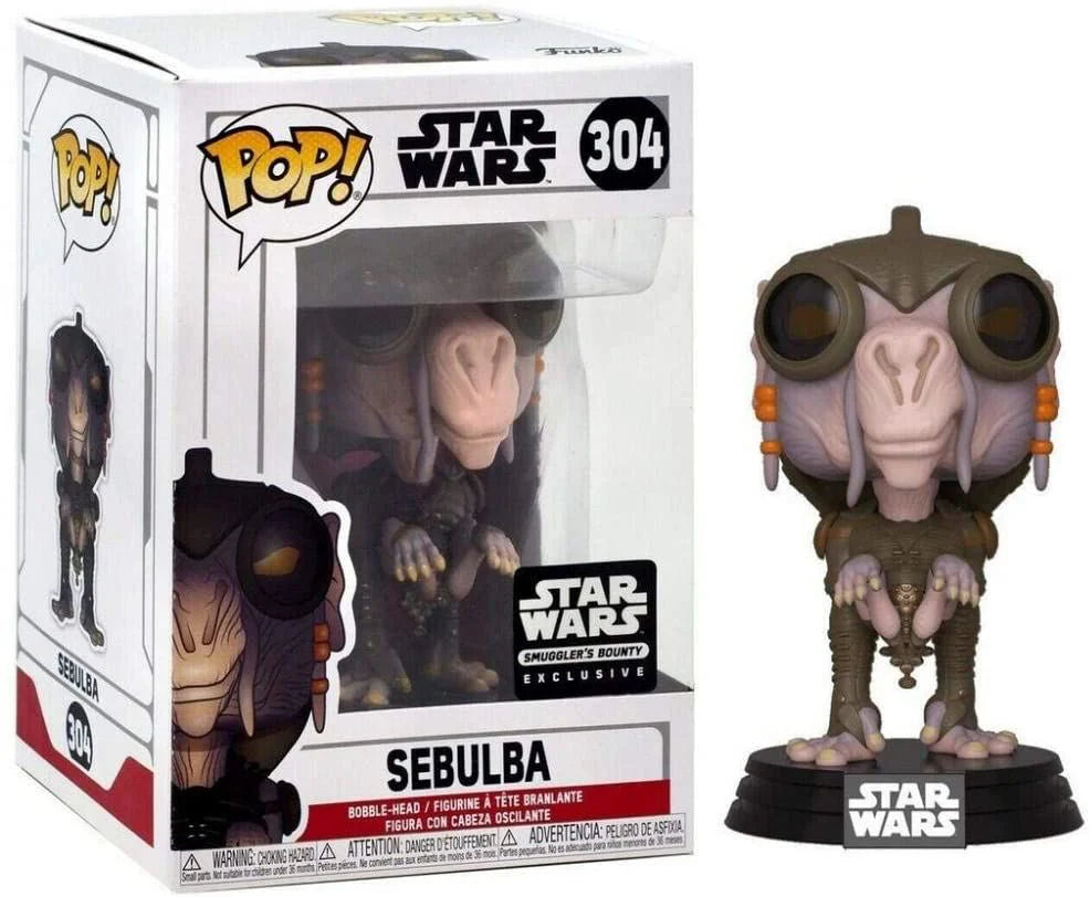 בובת פופ מלחמת הכוכבים: סבולבה Funko POP! Star Wars: Sebulba #304 Smuggler's Bounty Exclusive