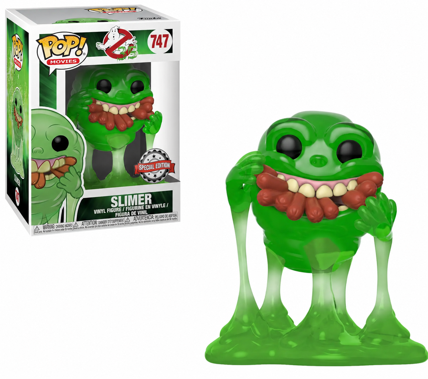 בובת פופ סרטים: מכסחי השדים סליימר Funko POP! Movies: Ghostbusters Slimer #747 Special Edition