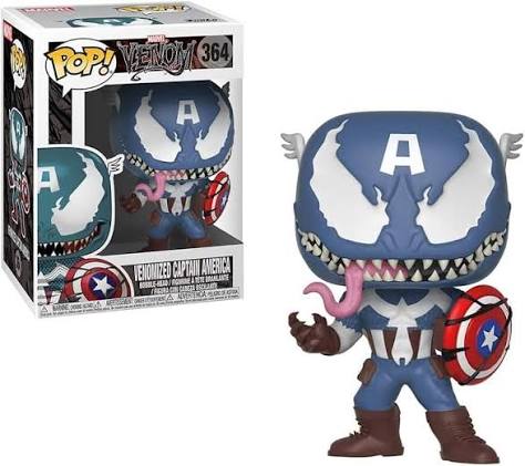 בובת פופ מארוול: ונומייזד קפטן אמריקה Funko POP! Marvel: Venom Series Venomized Captain America #364