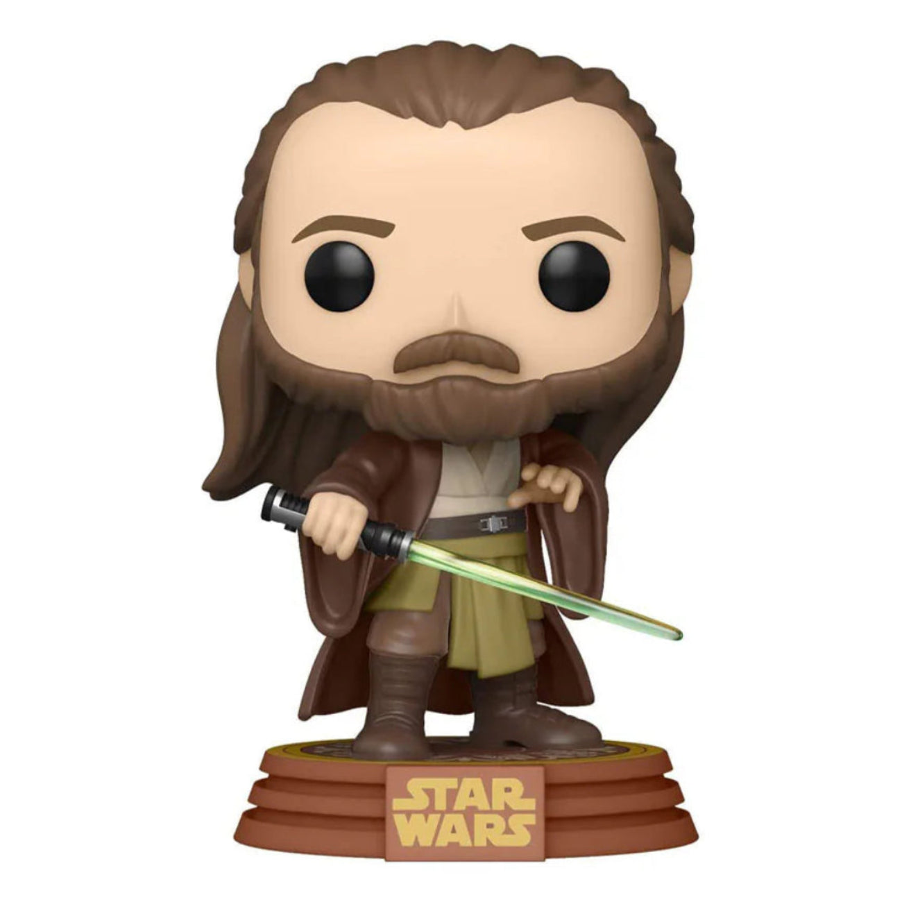 בובת פופ מלחמת הכוכבים: קווי-גון ג'ין Funko POP! Star Wars: Qui-Gon Jinn (Tatooine) #422 Amazon Exclusive