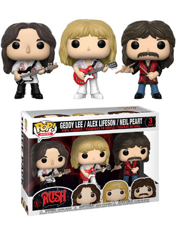 בובת פופ מוזיקה: להקת ראש מארז שלישייה Funko Pop! Rocks: Rush Figure Three Pack