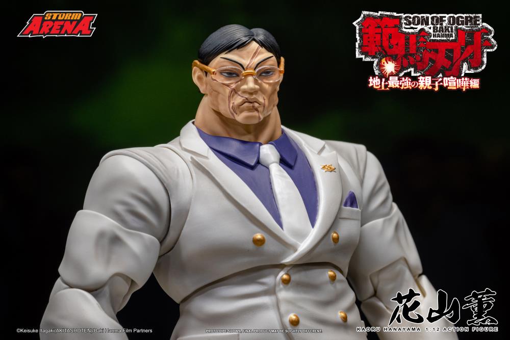Baki Hanma: Son of Ogre אקשן פיגר קאורו הנאיאמה מסדרת Storm Arena בקנה מידה 1/12