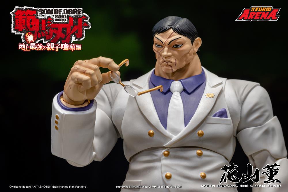 Baki Hanma: Son of Ogre אקשן פיגר קאורו הנאיאמה מסדרת Storm Arena בקנה מידה 1/12