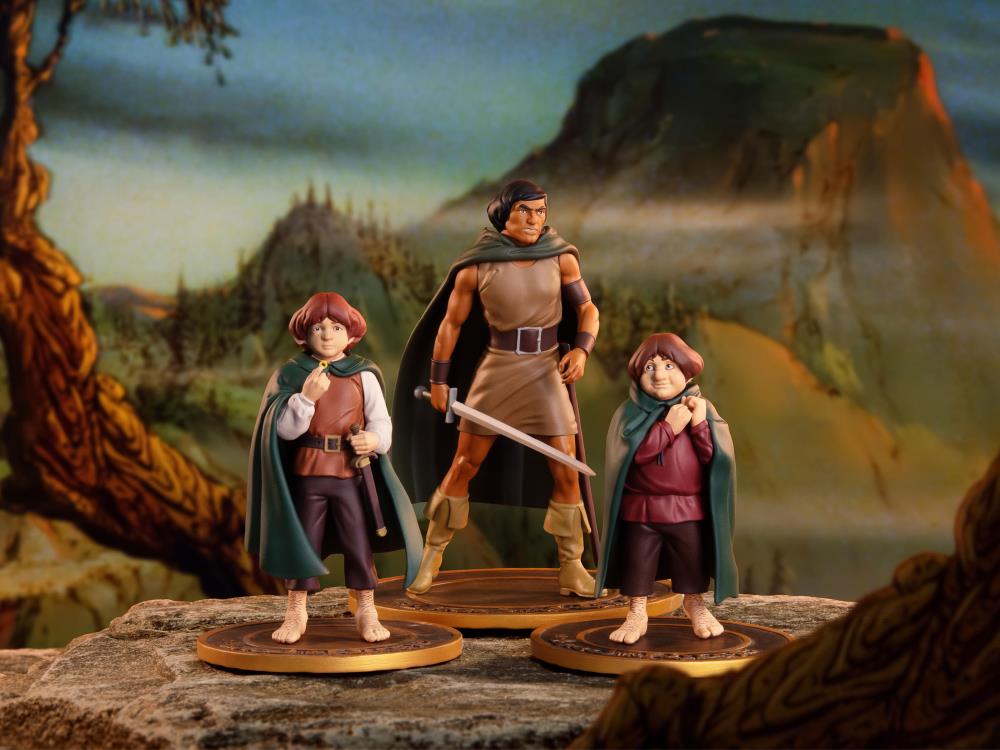 שר הטבעות (1978) פרודו, אראגורן וסמווייז סט דמויות ויניל