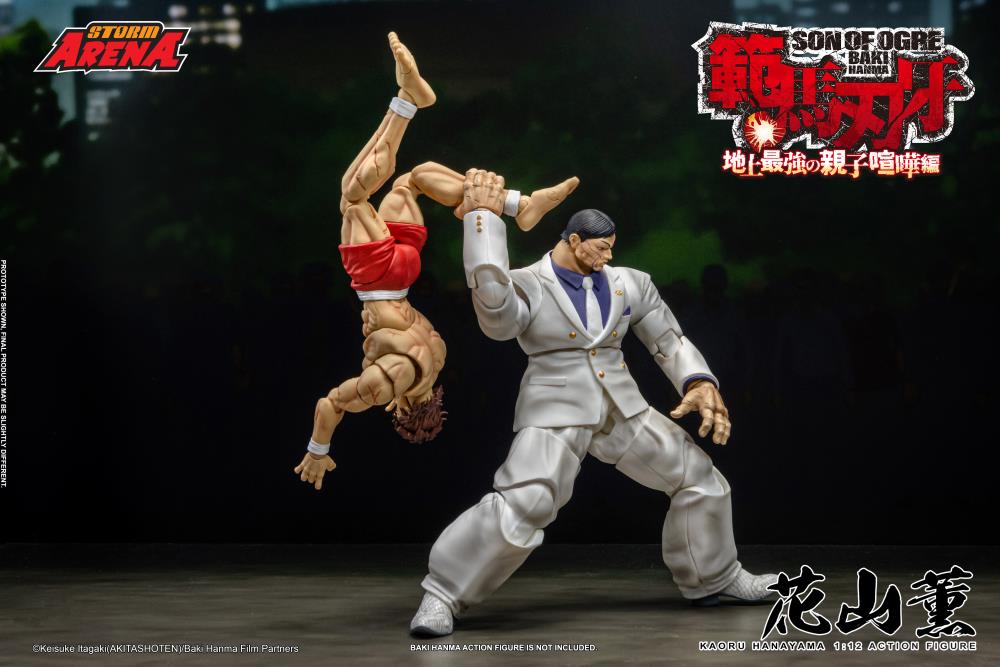 Baki Hanma: Son of Ogre אקשן פיגר קאורו הנאיאמה מסדרת Storm Arena בקנה מידה 1/12