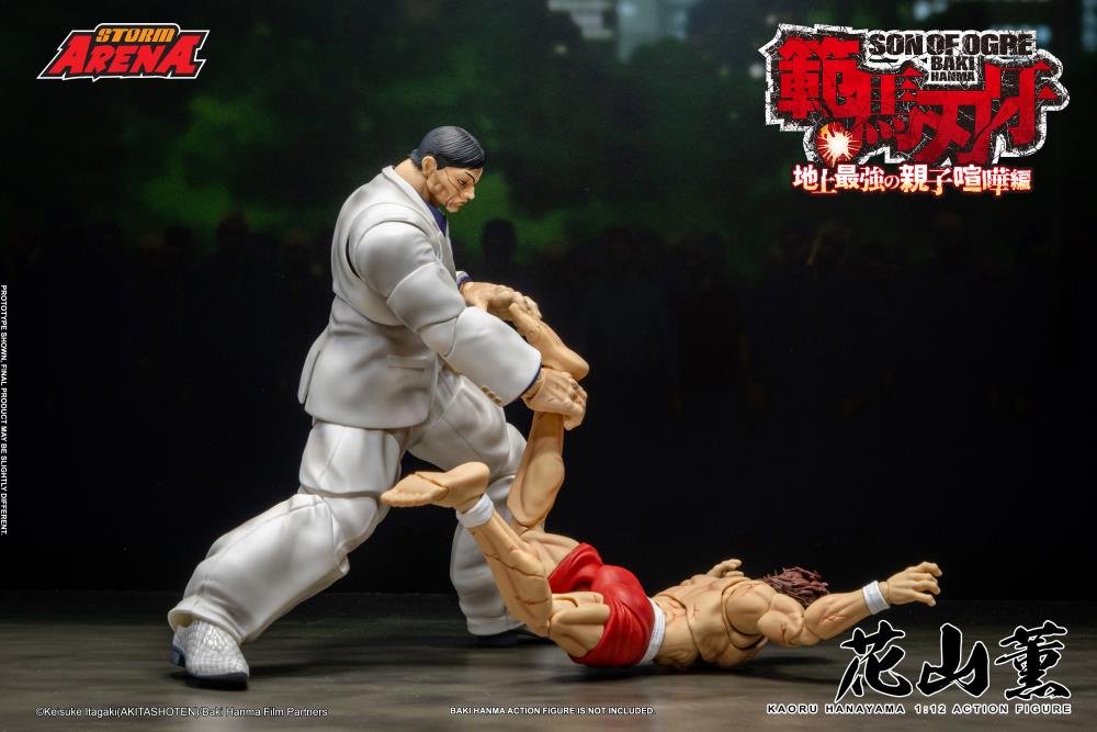 Baki Hanma: Son of Ogre אקשן פיגר קאורו הנאיאמה מסדרת Storm Arena בקנה מידה 1/12