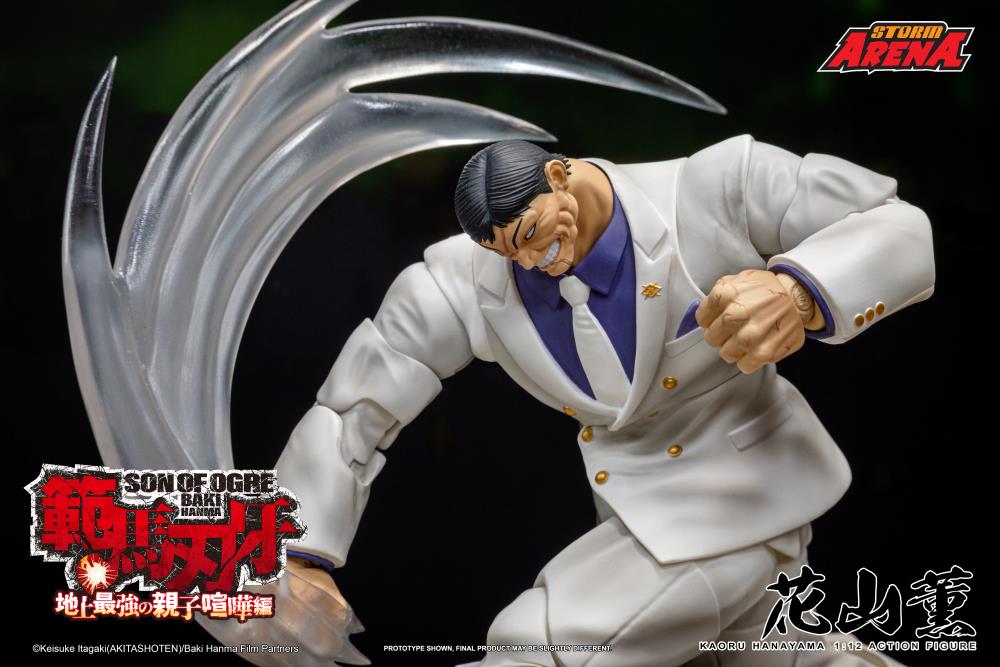Baki Hanma: Son of Ogre אקשן פיגר קאורו הנאיאמה מסדרת Storm Arena בקנה מידה 1/12