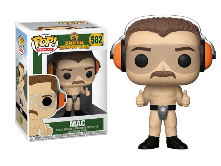 בובת פופ סרטים: המשטרה נפלה על הראש מק Funko POP! Movies: Super Troopers Mac #582