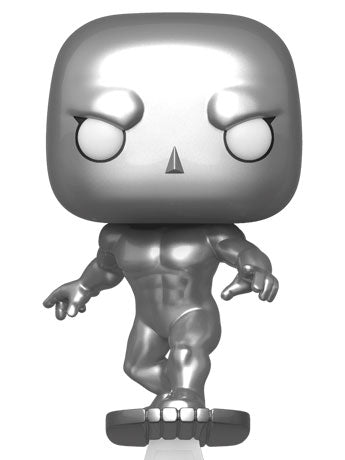 בובת פופ מארוול: ארבעת המופלאים הגולש הכסוף Funko POP! Marvel: Fantastic Four Silver Surfer #563