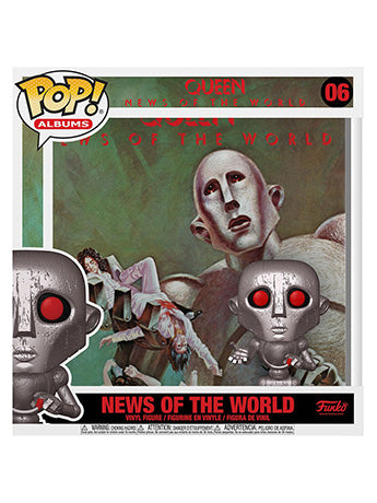 בובת פופ אלבומים: קווין חדשות העולם מטאלי Funko POP! Albums: Queen News of the World #06 Metallic