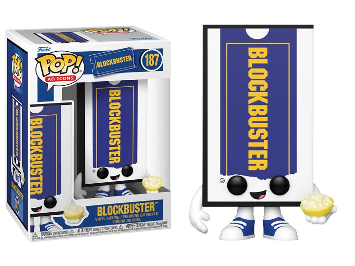 בובת פופ אייקוני פרסום: בלוקבאסטר Funko POP! Ad Icons: Blockbuster #187