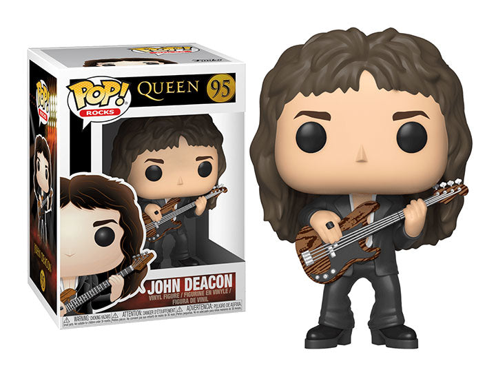 בובת פופ מוזיקה: קווין ג'ון דיקון Funko POP! Rocks: Queen John Deacon #95