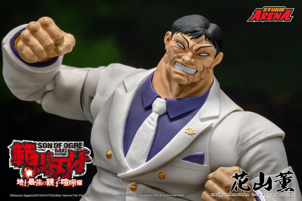 Baki Hanma: Son of Ogre אקשן פיגר קאורו הנאיאמה מסדרת Storm Arena בקנה מידה 1/12