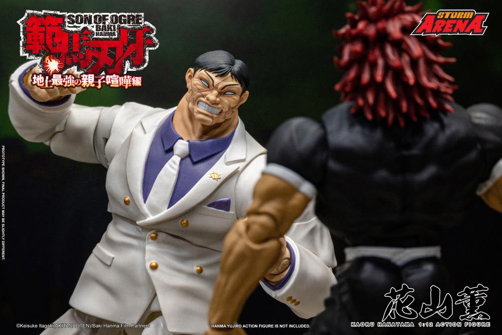 Baki Hanma: Son of Ogre אקשן פיגר קאורו הנאיאמה מסדרת Storm Arena בקנה מידה 1/12