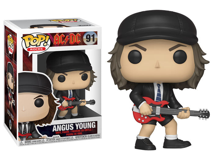 בובת פופ מוזיקה: ACϟDC אנגוס יאנג Funko POP! Rocks: AC/DC - Angus Young #91