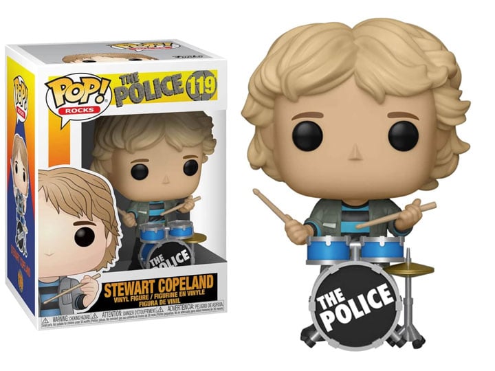 בובת פופ מוזיקה: להקת הפוליס סטיוארט קופלנד Funko POP! Rocks: The Police Stewart Copeland