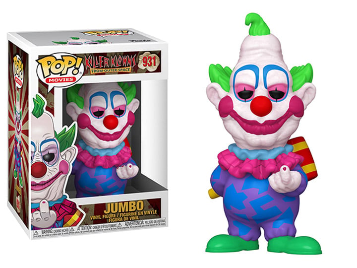 בובת פופ סרטים: רוצחים בלי זהות ג'מבו Funko POP! Movies: Killer Klowns from Outer Space Jumbo #931