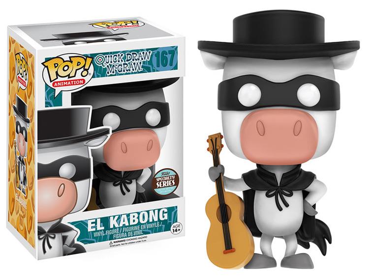 בובת פופ אנימציה: קוויק דרו מק'גרו אל קאבונג Funko POP! Animation: Quick Draw McGraw El Kabong #167 Specialty Series Exclusive