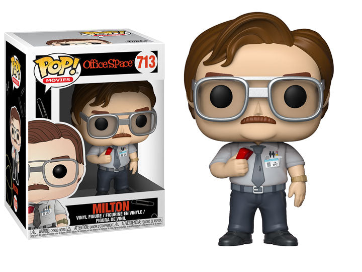 בובת פופ סרטים: מהומה במשרד מילטון Funko POP! Movies: Office Space Milton #713