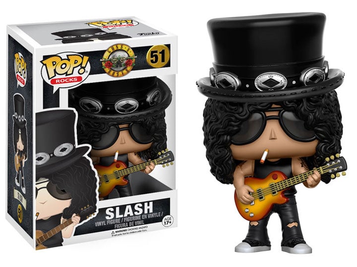 בובת פופ מוזיקה: רובים ושושנים סלאש Funko POP! Rocks: Guns N' Roses Slash #51