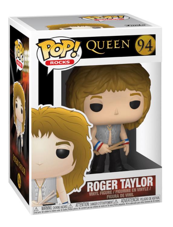 בובת פופ מוזיקה: קווין רוג'ר טיילור Funko POP! Rocks: Queen Roger Taylor #94