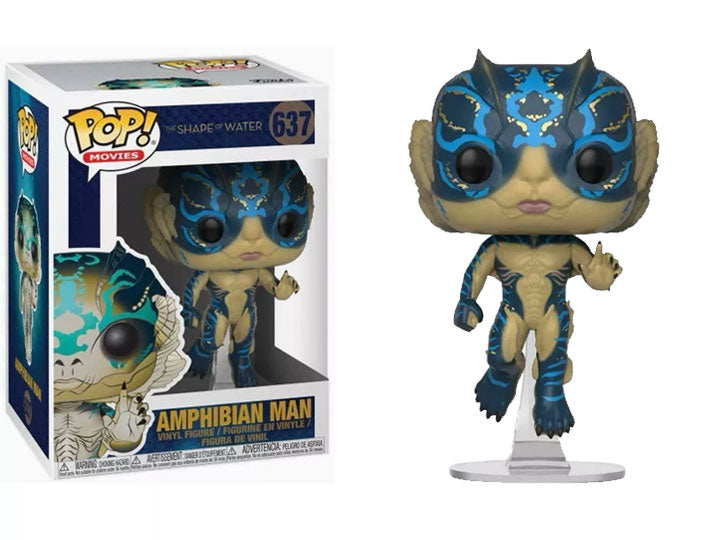 בובת פופ סרטים: צורת המים איש האמפיבי Funko POP! Movies: The Shape of Water Amphibian Man #637