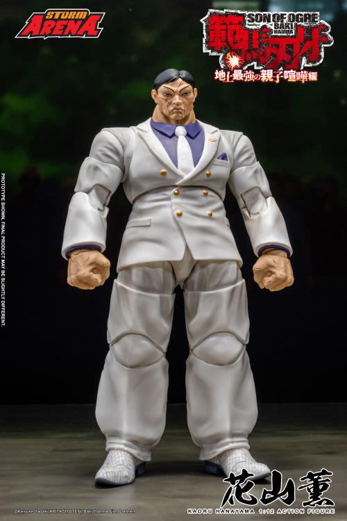 Baki Hanma: Son of Ogre אקשן פיגר קאורו הנאיאמה מסדרת Storm Arena בקנה מידה 1/12