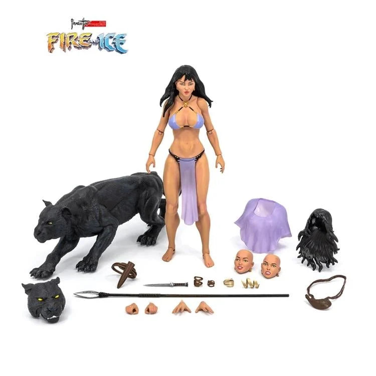 אש וקרח אקשן פיגר טיגרה (Fire and Ice ICON Collectibles Teegra Ver. 2) בקנה מידה 1/12