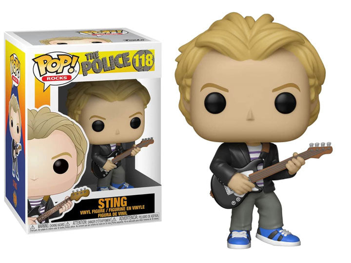 בובת פופ מוזיקה: להקת הפוליס סטינג Funko POP! Rocks: The Police Sting #118