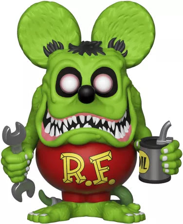 בובת פופ אייקונים: ראט פינק Funko POP! Icons: Rat Fink #15 Summer Convention Limited Edition Exclusive (Glow in the Dark)