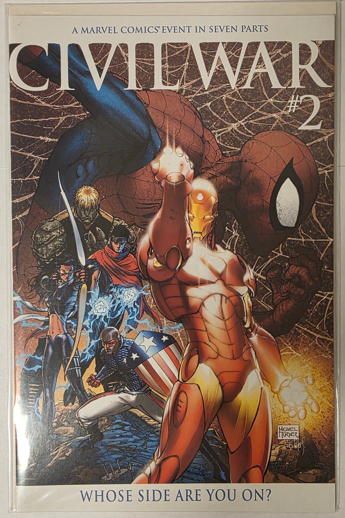Civil War #2B 1:20 Variant (Michael Turner)