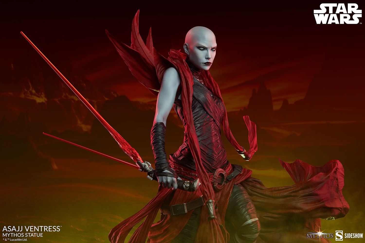 אסאז' וונטרס פסל מיתוס מבית Sideshow Collectibles (Asajj Ventress Mythos)