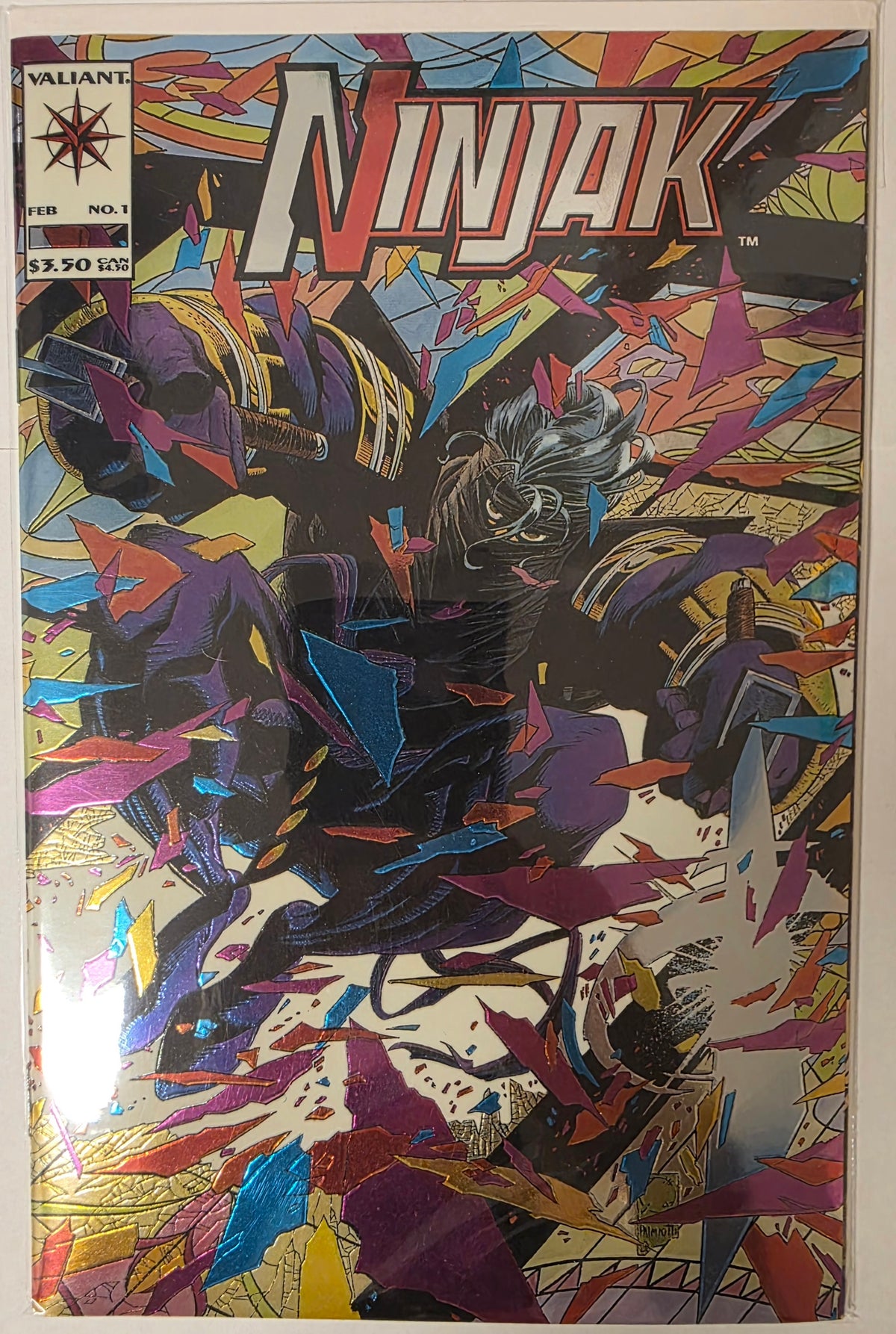 Ninjak #1 Cover A Chromium Wraparound (Joe Quesada & Jimmy Palmiotti)