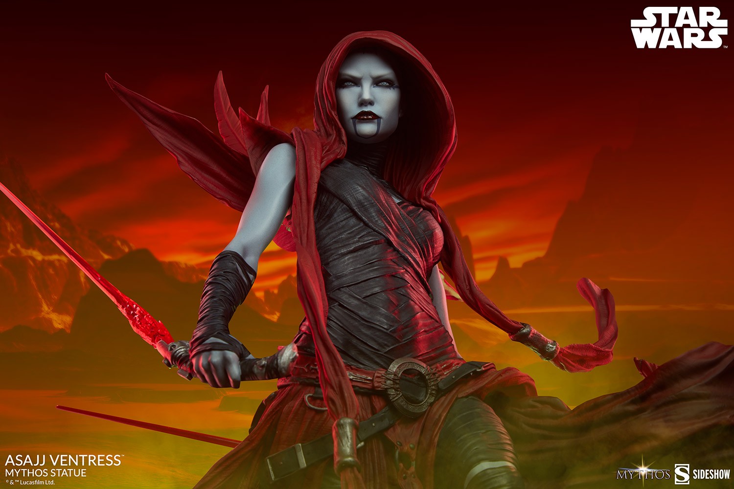 אסאז' וונטרס פסל מיתוס מבית Sideshow Collectibles (Asajj Ventress Mythos)