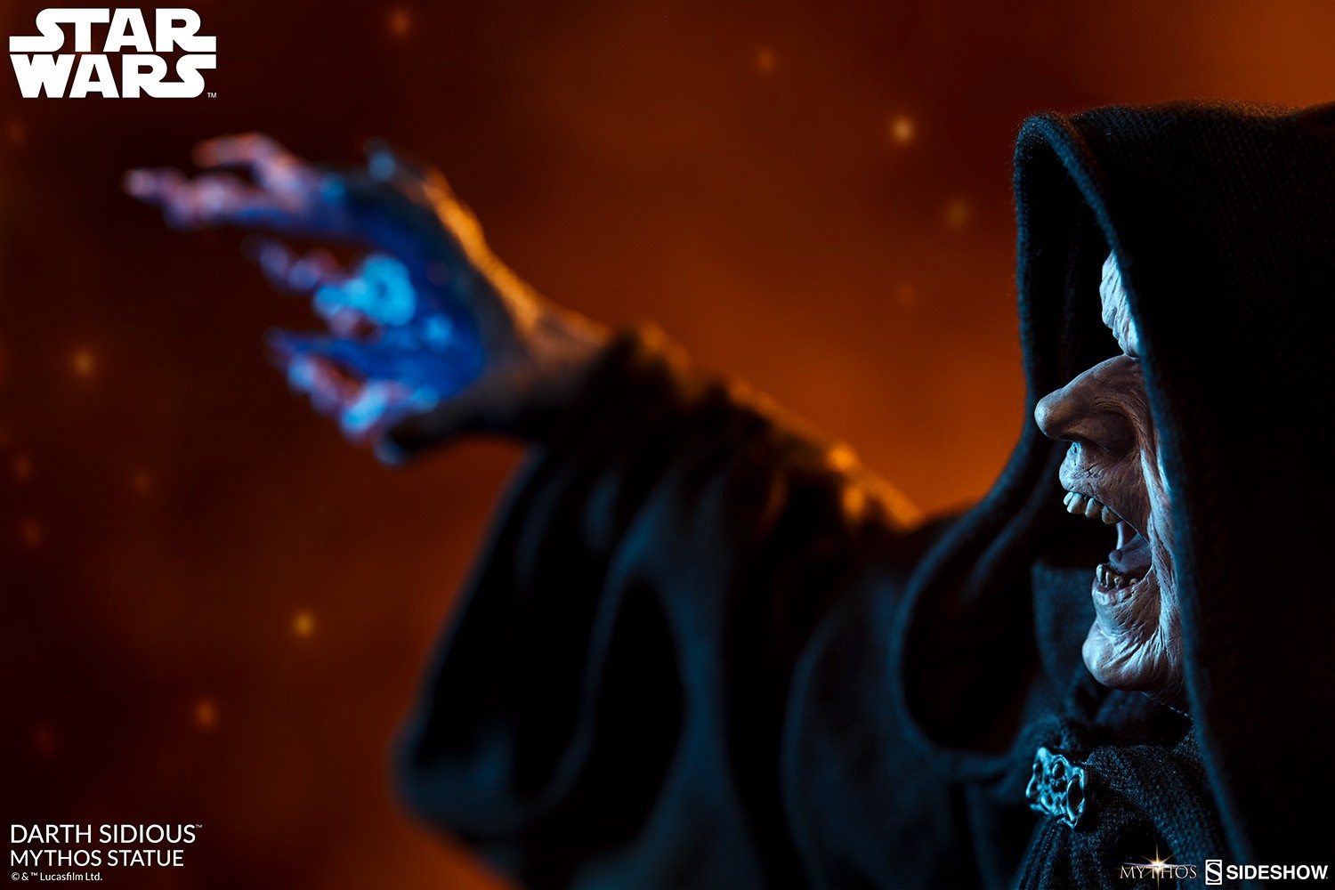 דארת’ סידיוס פסל מיתוס מבית Sideshow Collectibles (Darth Sidious Mythos)