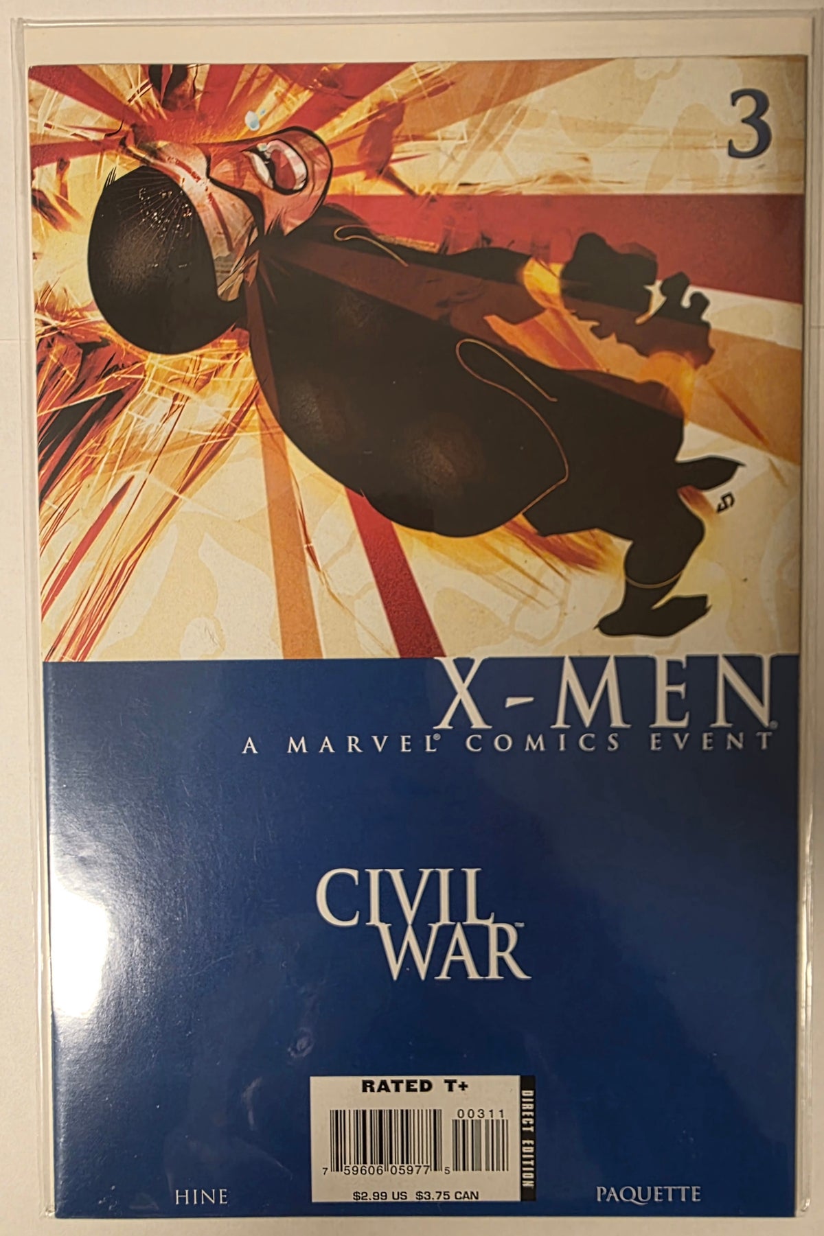 Civil War: X-Men #3 Cover A (Doe)