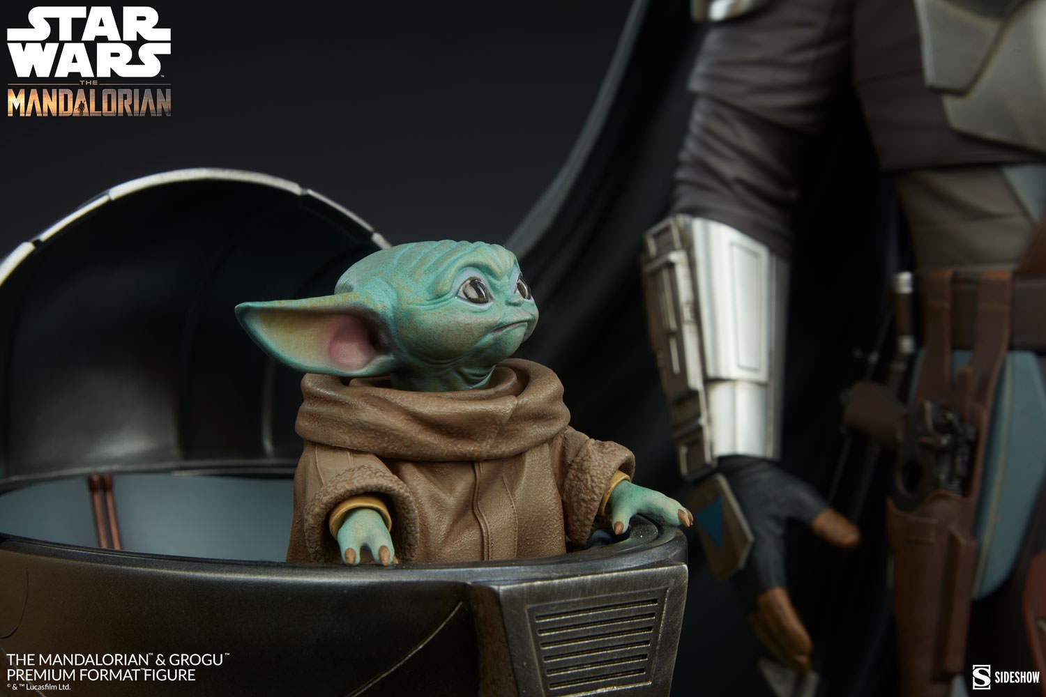 המנדלוריאן וגרוגו פסל פרימיום פורמט מבית Sideshow Collectibles (Premium Format Figure)