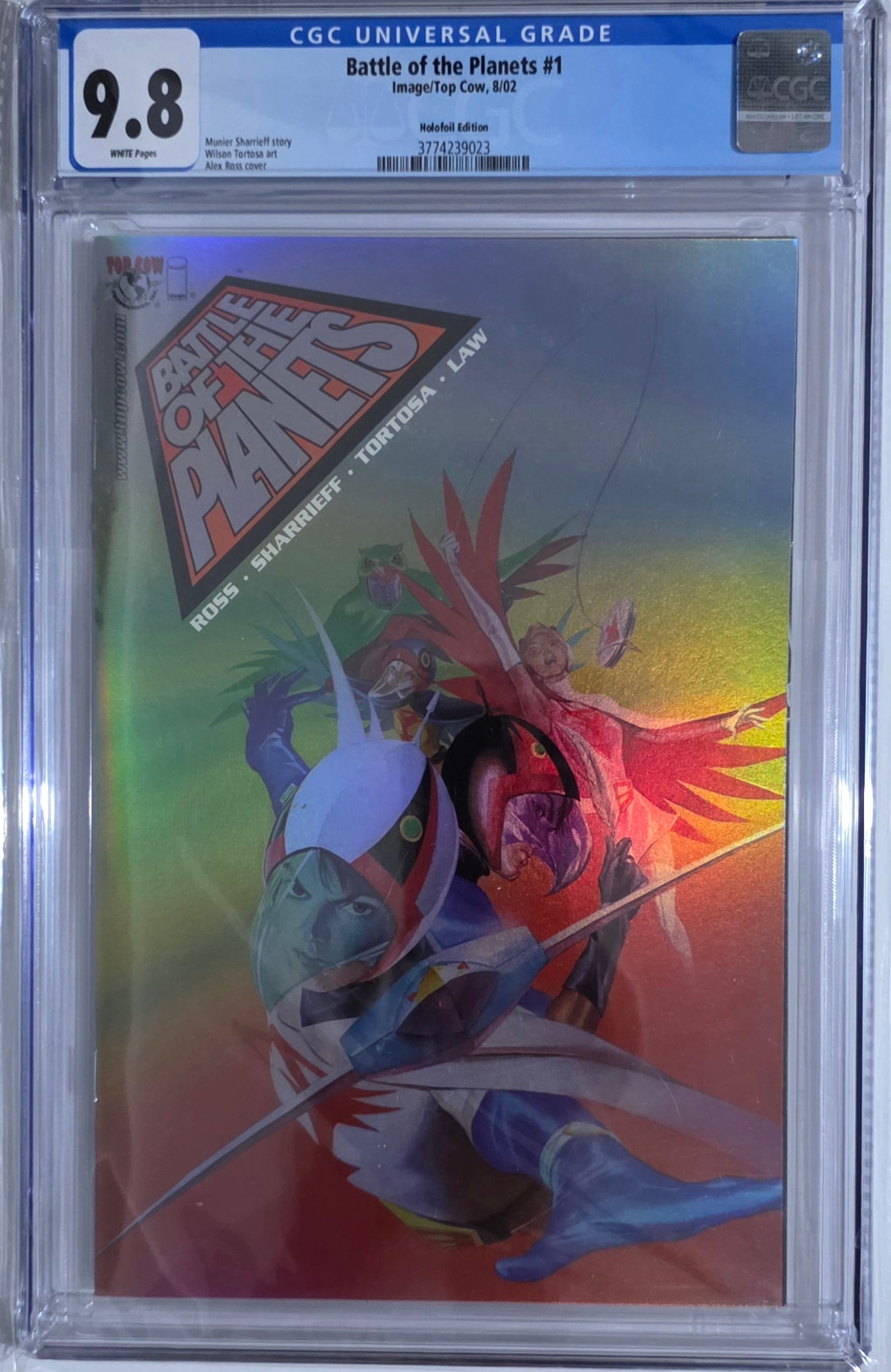 Battle of the Planets #1 CGC 9.8 קומיקס אספנות מדורג מבית Image/Top Cow