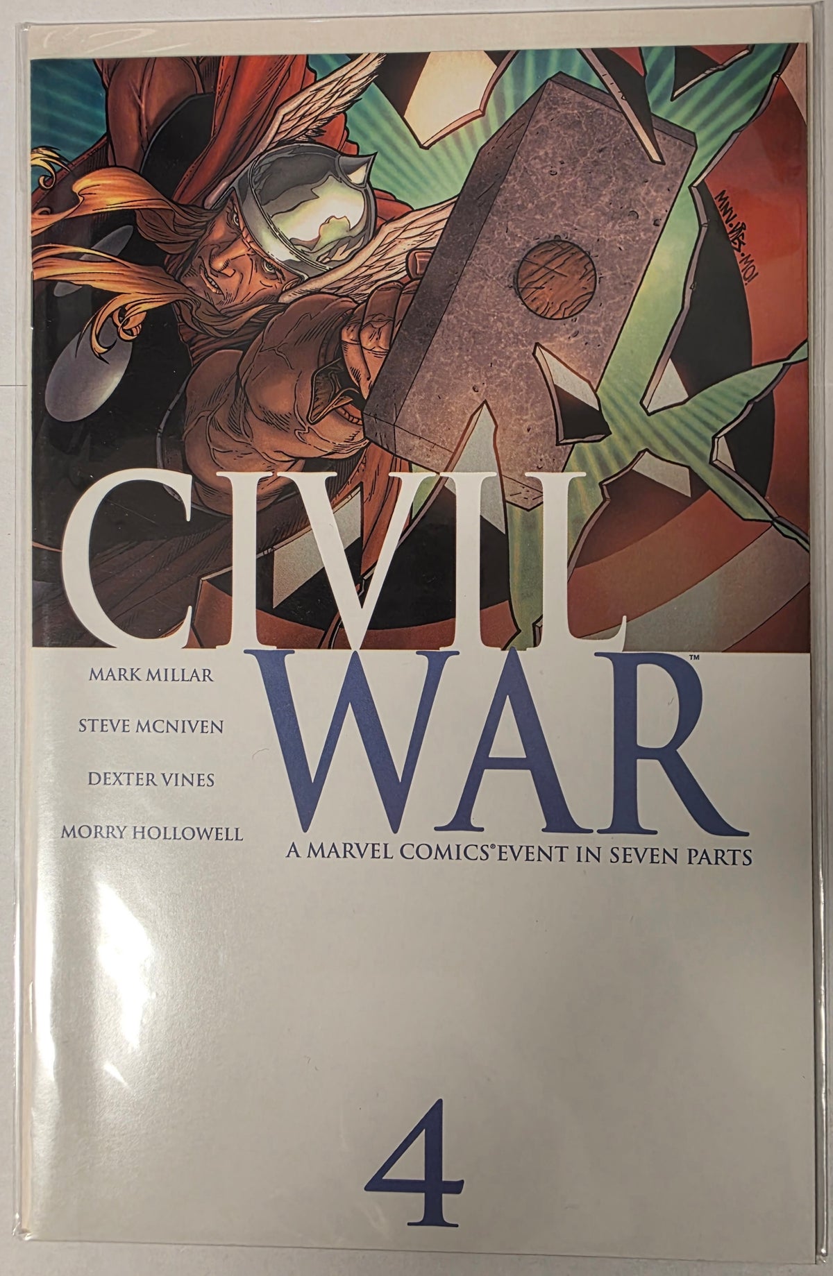 Civil War #4 Cover A (McNiven)