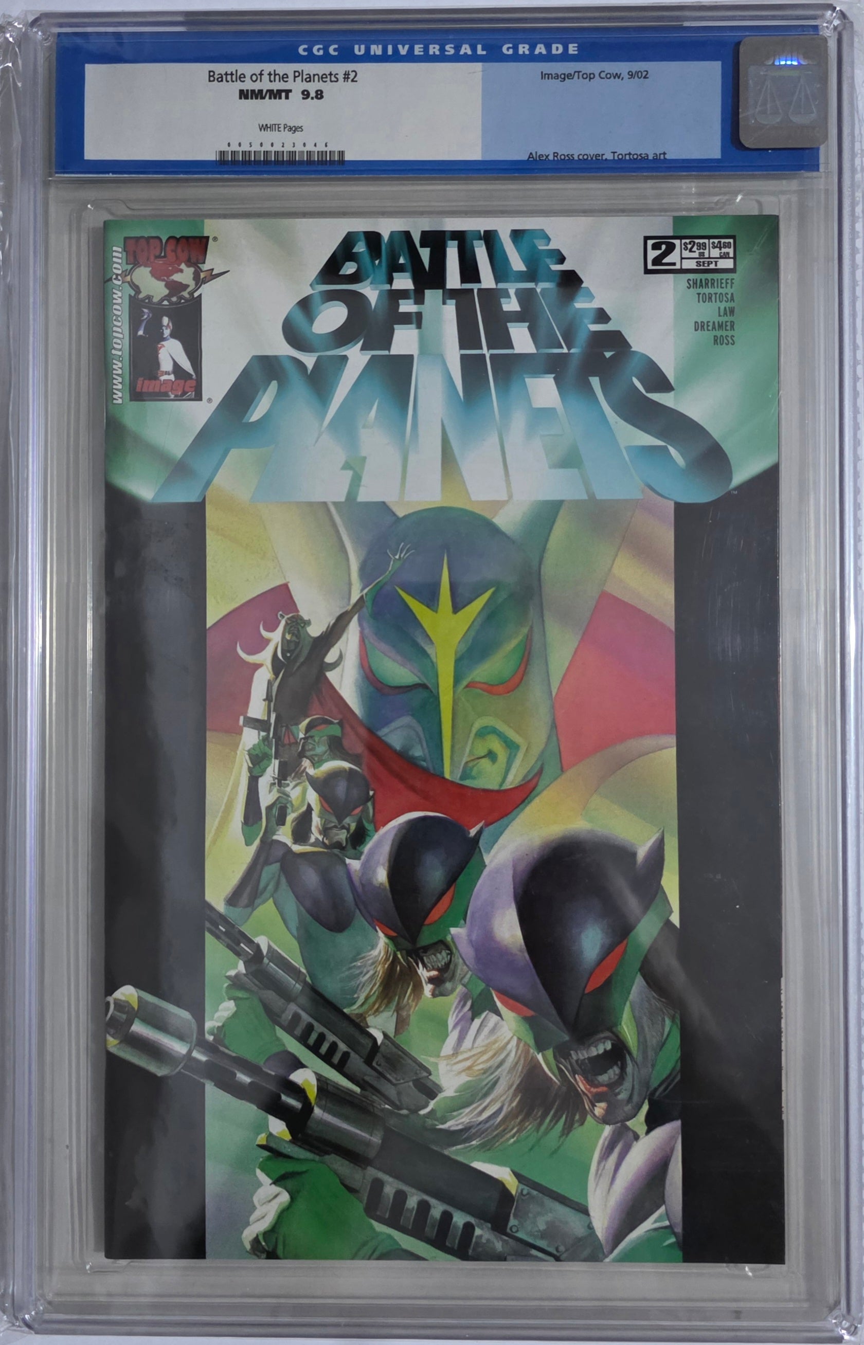 Battle of the Planets #2 CGC 9.8 קומיקס אספנות מדורג מבית Image/Top Cow