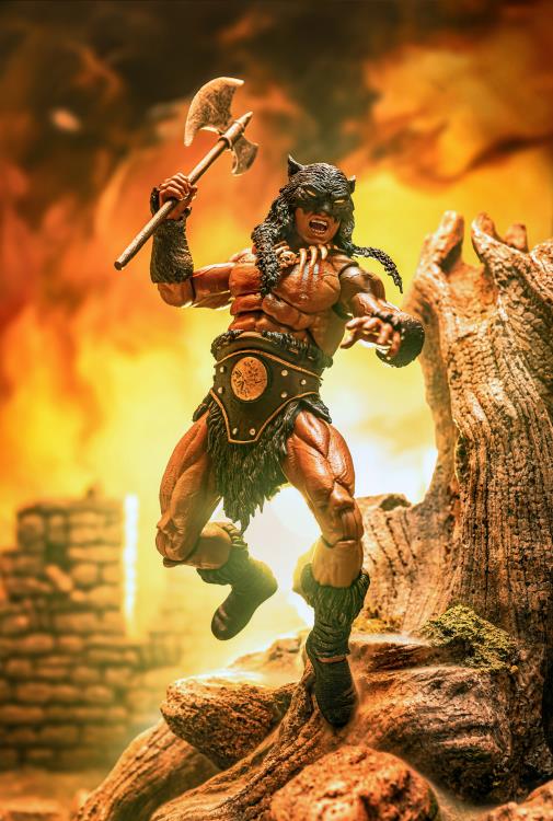 אקשן פיגר דארק וולף (Fire and Ice ICON Collectibles Dark Wolf)