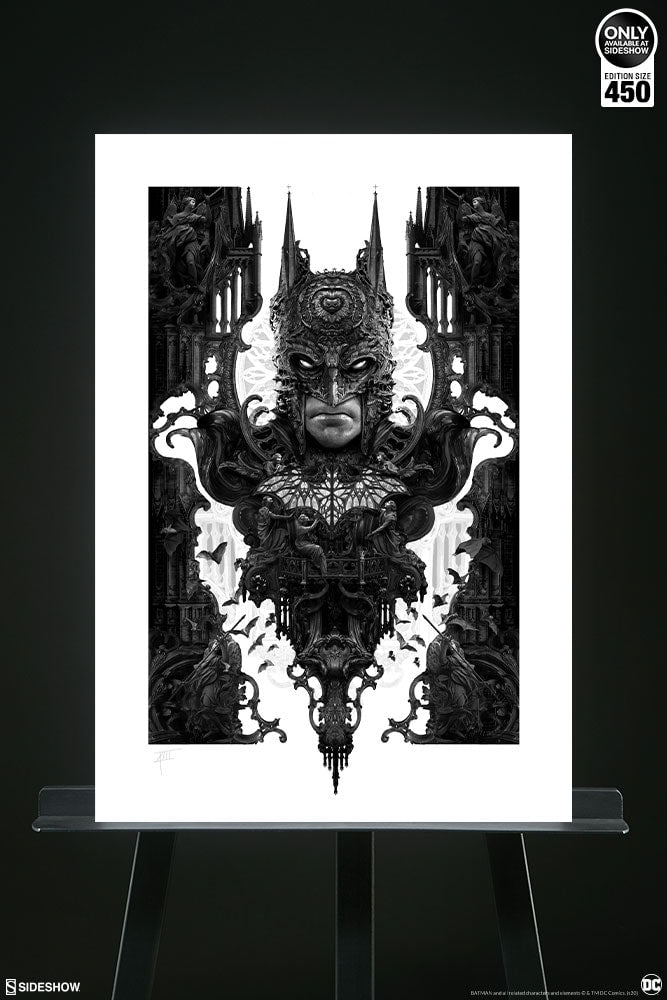 הדפס אומנותי באטמן מבית Sideshow Collectibles