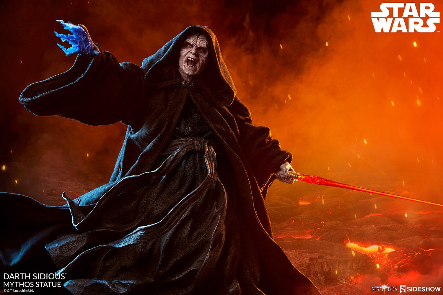 דארת’ סידיוס פסל מיתוס מבית Sideshow Collectibles (Darth Sidious Mythos)