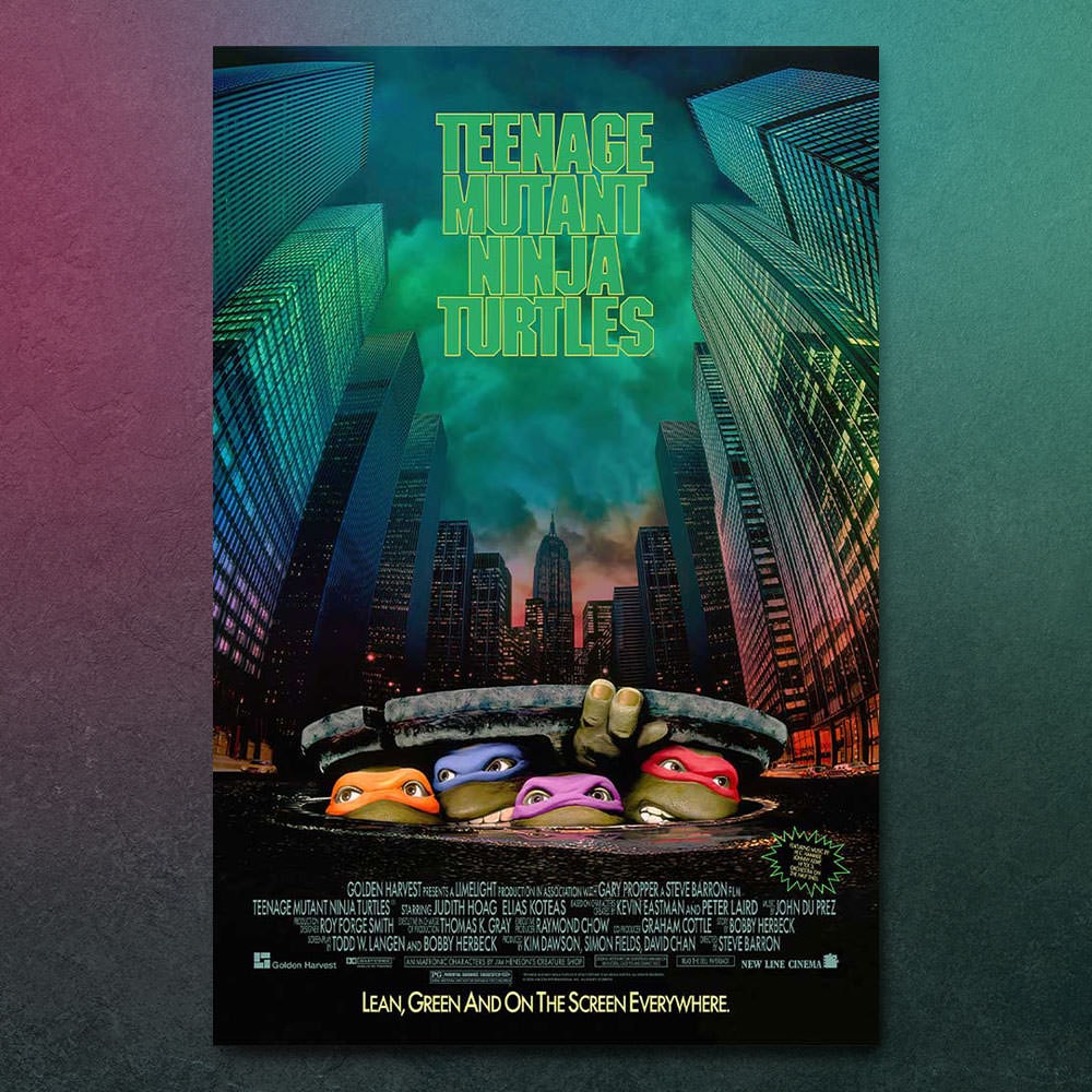 הדפס אומנותי צבי הנינג'ה מהדורה מטאלית מיוחדת מבית VICE PRESS