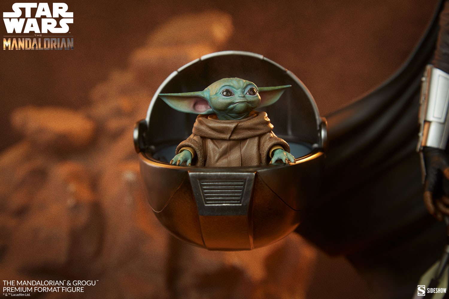 המנדלוריאן וגרוגו פסל פרימיום פורמט מבית Sideshow Collectibles (Premium Format Figure)