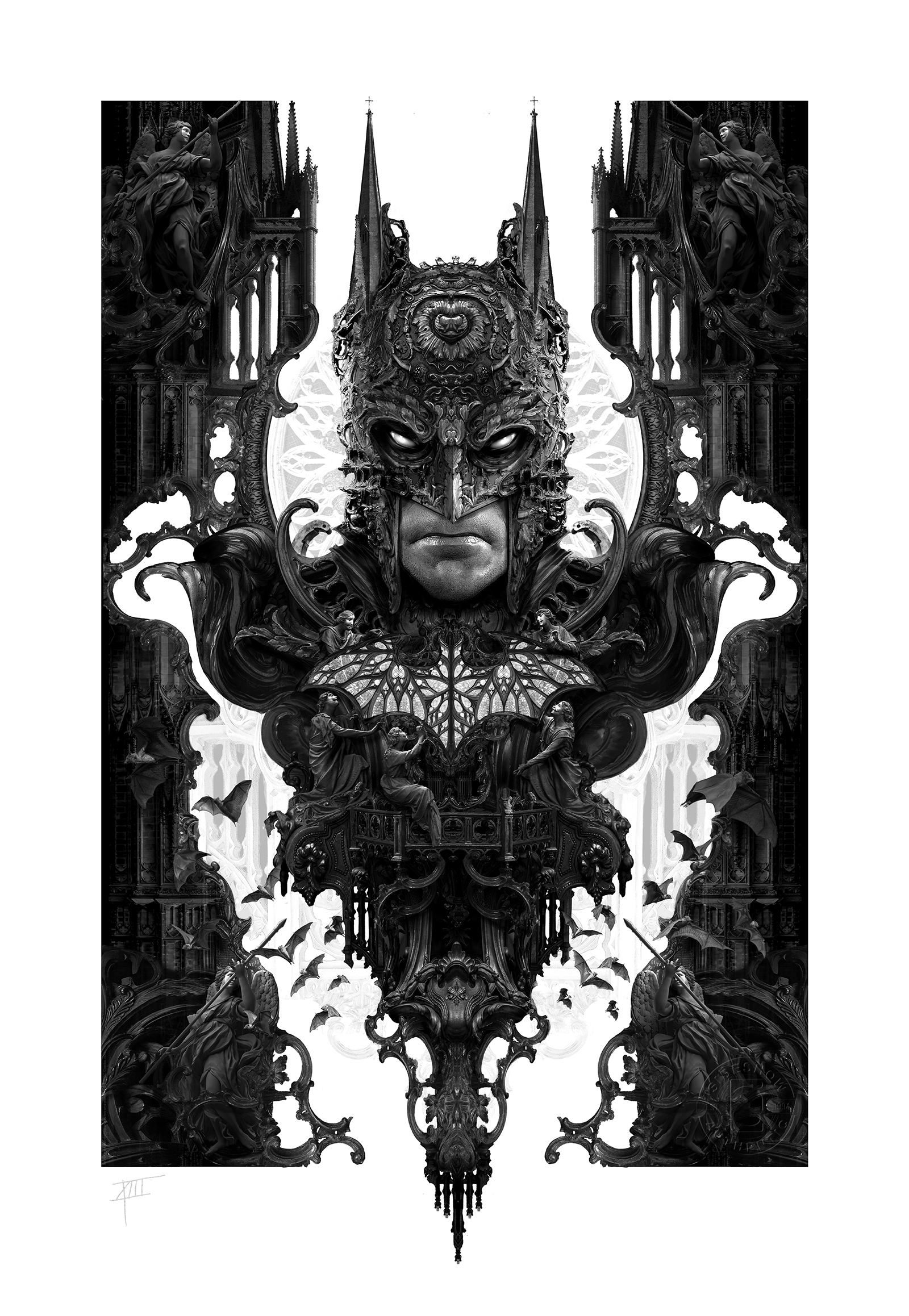Batman Fine Art Print by Sideshow Collectibles