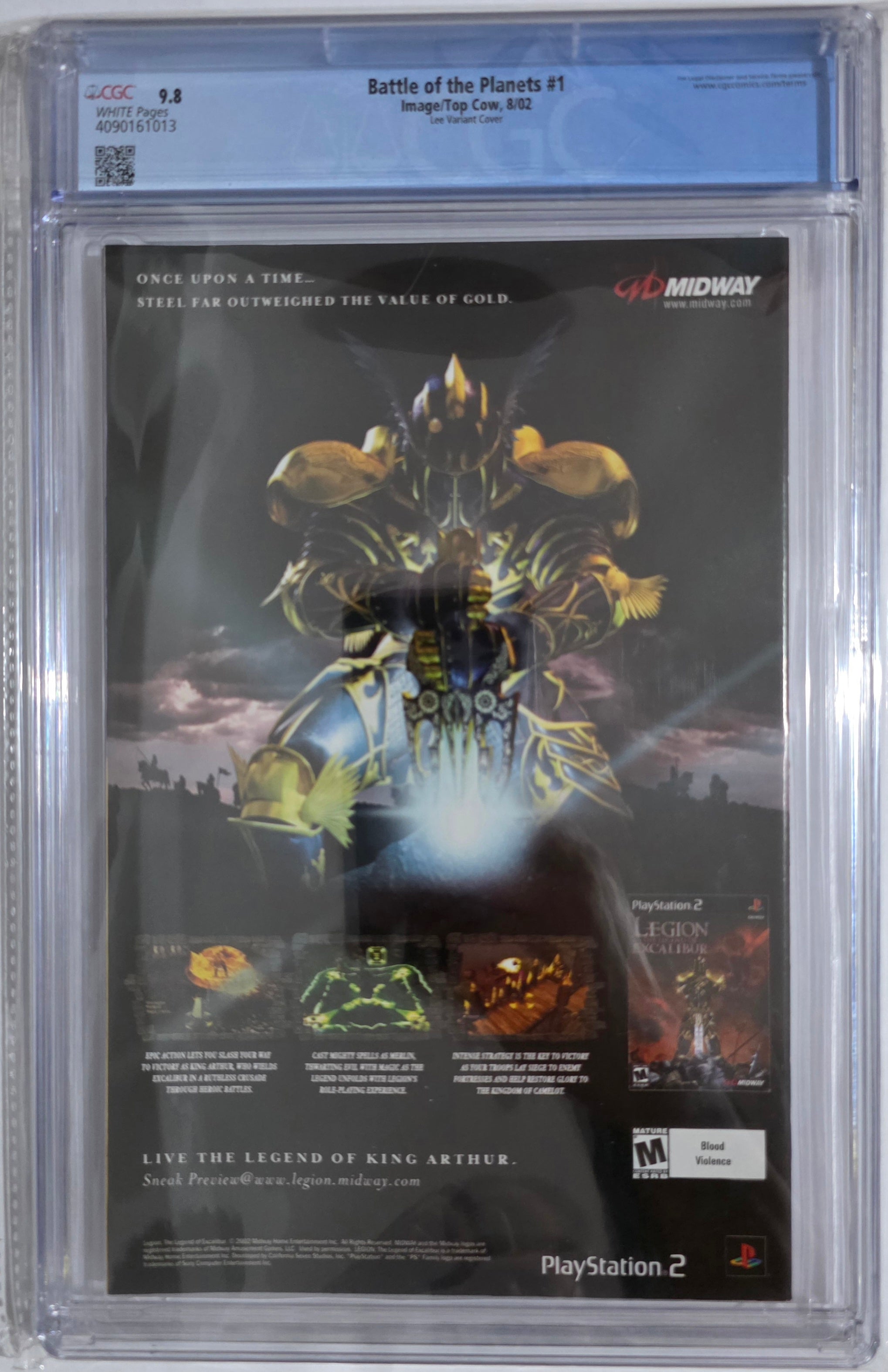 Battle of the Planets #1 CGC 9.8 קומיקס אספנות מדורג מבית Image/Top Cow